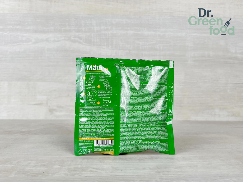 Matti Каша овсяная изюм и орехи 40г