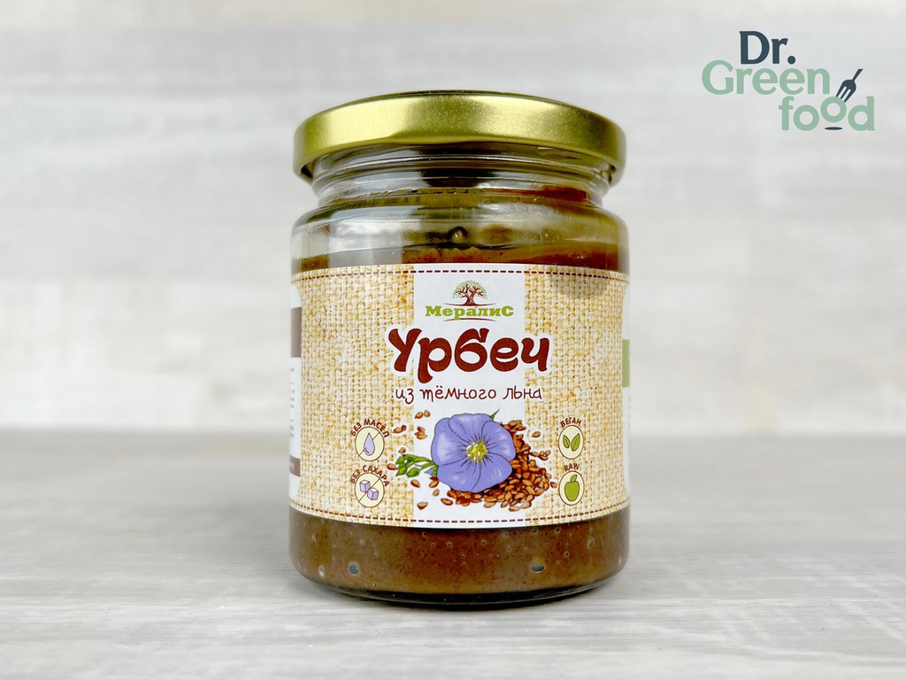 Урбеч темного льна Мералис, 230г