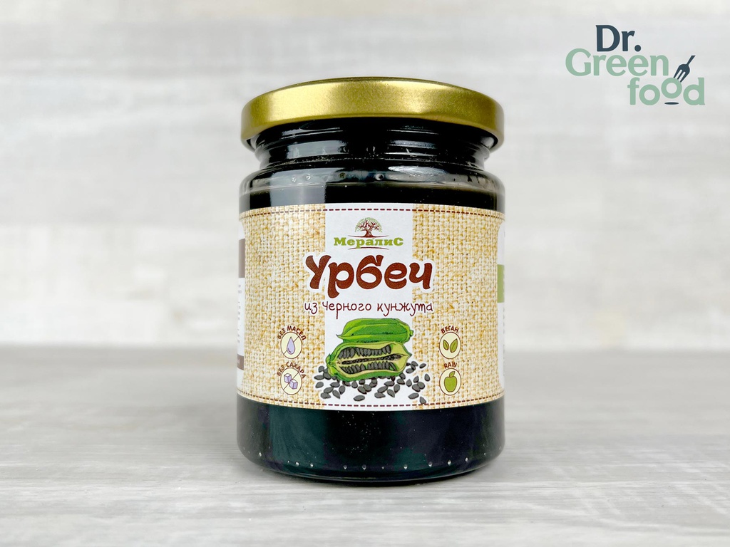Урбеч из черного кунжута Мералис, 230г