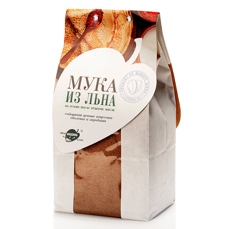 Мука из льна Образ Жизни Алтая, 500г