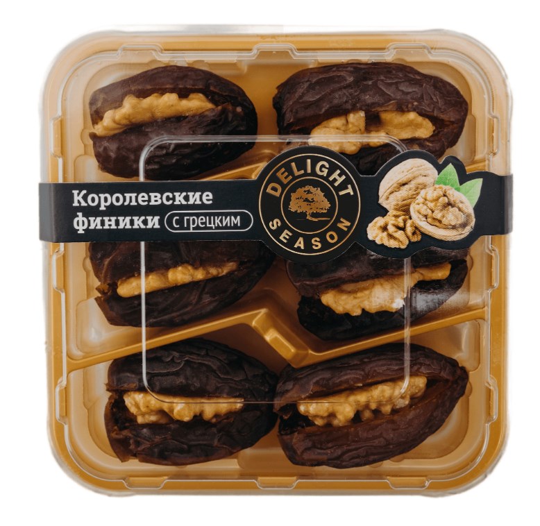 Финики Delight Season с грецким орехом, 120г