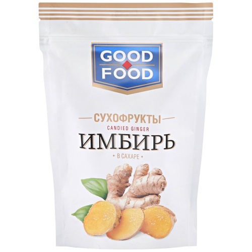 Имбирь в сахаре Good Food, 130г