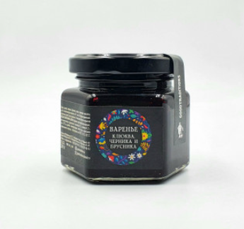 Варенье "Клюква, черника и брусника", 120г Goodtraditions