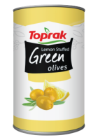 TOPRAK Оливки зеленые с косточкой, 290г