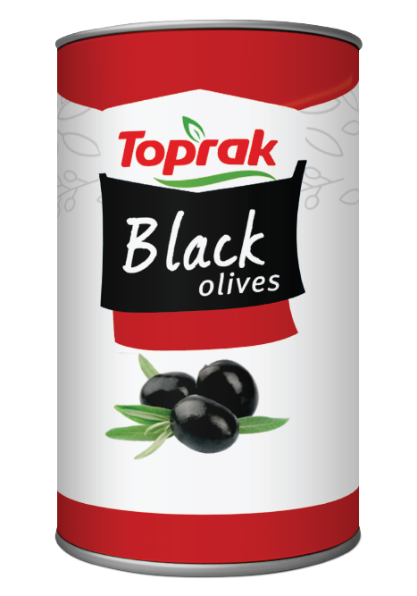 TOPRAK Маслины черные с косточкой, 290г