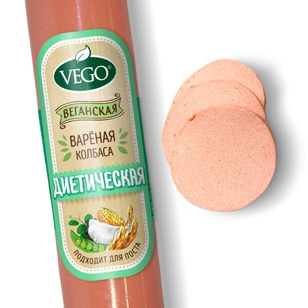 КОЛБАСА ВАРЕНАЯ ДИЕТИЧЕСКАЯ VEGO, 500г