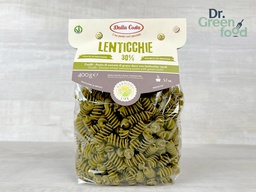 Макароны спиральки с зеленой чечевицей Dalla Costa 400 г