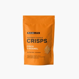 Криспы R.A.W.LIFE кокос-карамель без глютена и сахара, 75г