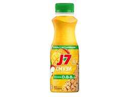 Смузи J7 с персиком манго и яблоком, 300мл