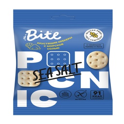 Крекеры Take a Bite с морской солью, 60г