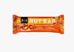 Батончик Миндаль-арахис-мед NUT BAR SOJ, 30г