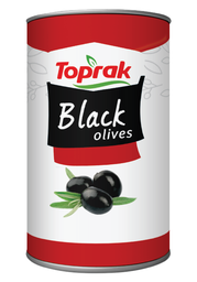 TOPRAK Маслины черные с косточкой, 290г