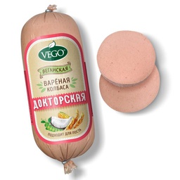 КОЛБАСА ВАРЕНАЯ ДОКТОРСКАЯ VEGO, 500г