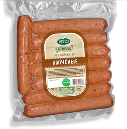 СОСИСКИ КОПЧЁНЫЕ VEGO, 500г