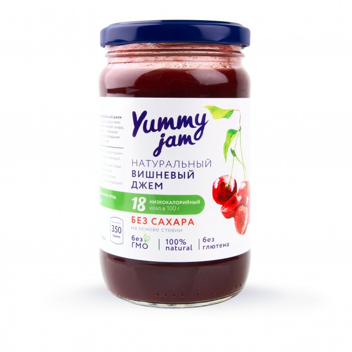 Джем Yummy вишневый, 350г